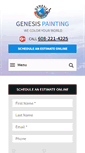 Mobile Screenshot of genesispainting.com